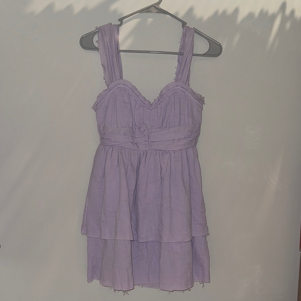 Purple Tiered Asos Dress